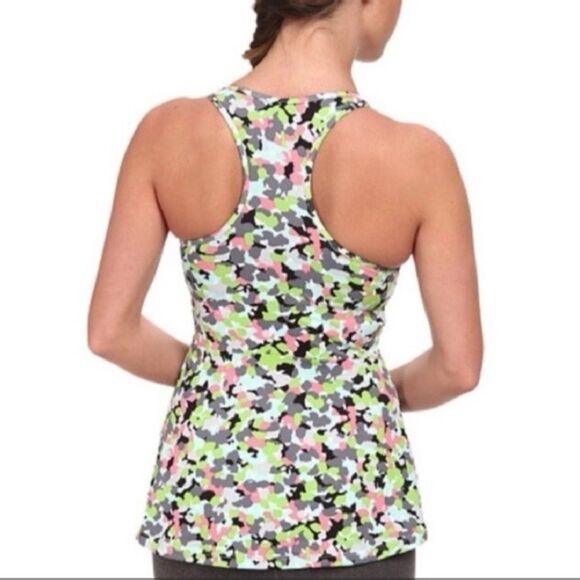 Spanx Floral and Stripe Print Racerback Tank S - Picture 3 of 12